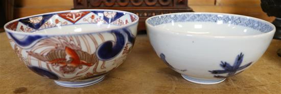 Two Japanese Arita bowls, first half 18th century(-)